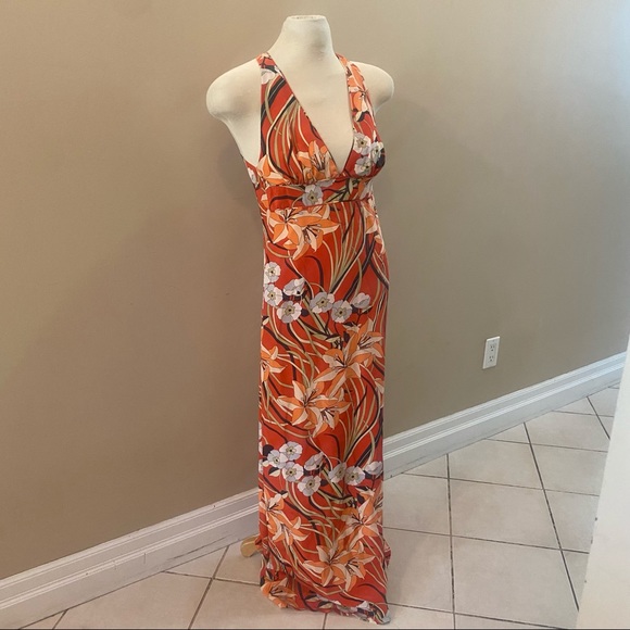 COREY LYNN CALTER for ANTHROPOLOGY silk maxi dress - Picture 3 of 8